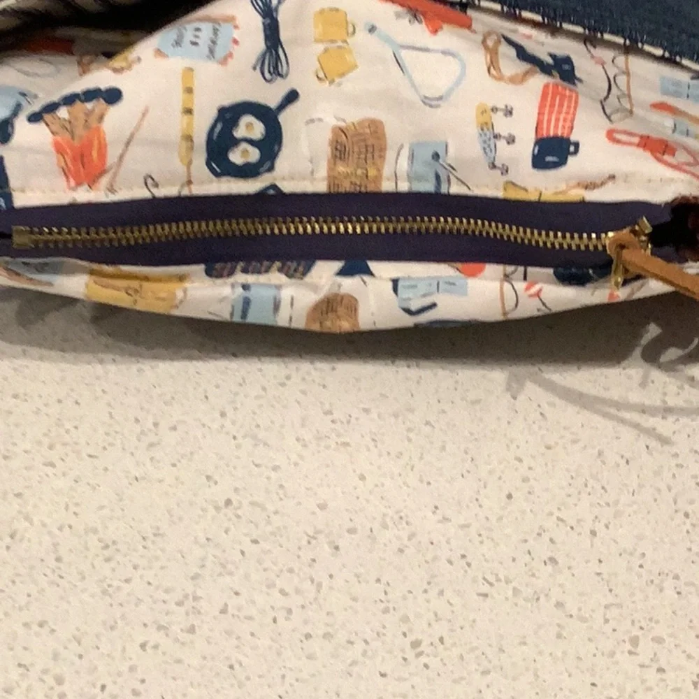 Handmade Upcycled Denim Crossbody Bag